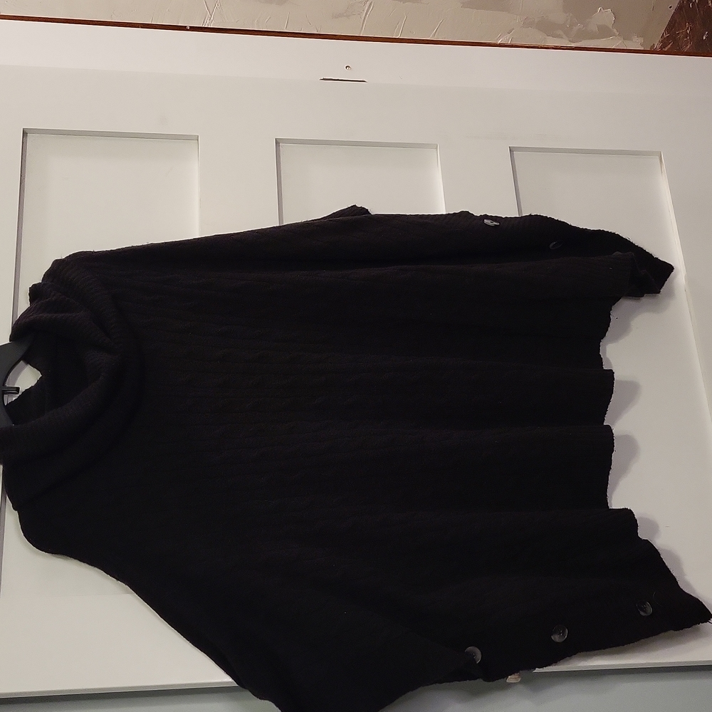 Croft And Barrow Cowl Neck Poncho Sweater